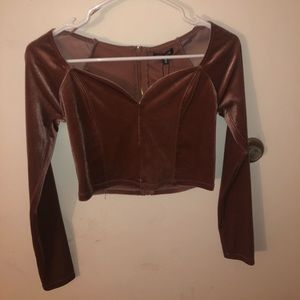 Crop top long sleeve